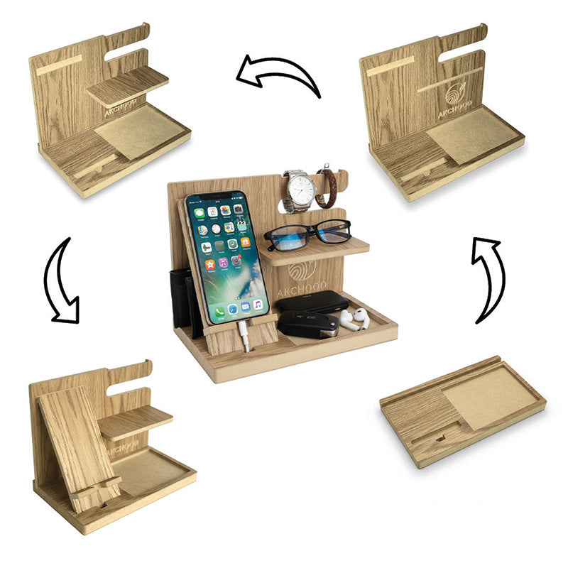 حامل الهاتف ومنظم الاكسسوارات